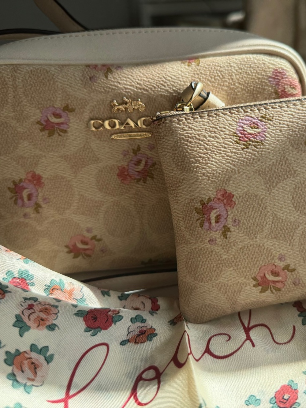 Coach Floral Set - Lot of 3